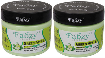 fabzy London Green Apple Cream, 500 ml x 2 ( Combo Of 2 pc x 500 ml )(2 Items in the set)