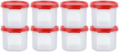 Cutting EDGE Plastic Utility Container  - 250 ml(Pack of 8, Red)