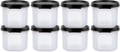 Cutting EDGE Plastic Utility Container  - 250 ml(Pack of 8, Black)