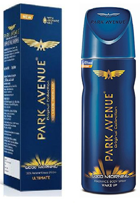 PARK AVENUE good morning ultimate & good morning combo set of 2 Deodorant Spray  -  For Men(280 ml, Pack of 2)