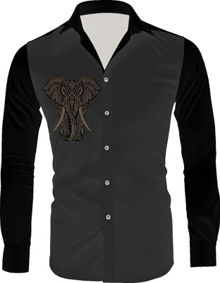 Fancy Fab Cotton Polyester Blend Animal Print Shirt Fabric