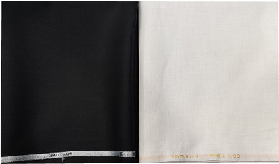 Melluha Fashion Cotton Blend Solid Shirt & Trouser Fabric