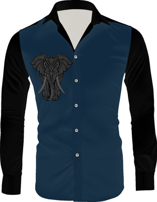 Fancy Fab Cotton Polyester Blend Animal Print Shirt Fabric