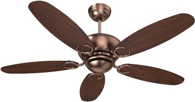 Polycab Superia SP04 BLDC Motor 3 Star 1200 mm Silent Operation 5 Blade Ceiling Fan(Dark Brown, Pack of 1)