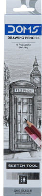DOMS Drawing & Sketching 5H Pencil(Pack of 40)