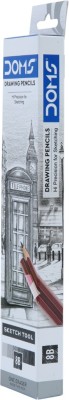 DOMS Drawing and Sketching 8B Pencil(Pack of 40)