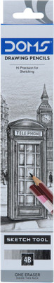 DOMS Drawing & Sketching 4B Pencil(Pack of 40)