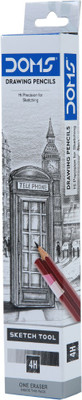 DOMS Drawing and Sketching 4H Pencil(Pack of 80)