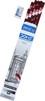 DOMS Drawing and Sketching HB Pencil(Pack of 80)