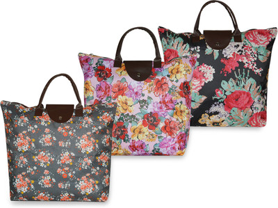 NFI essentials Women Multicolor Tote(Pack of: 3)
