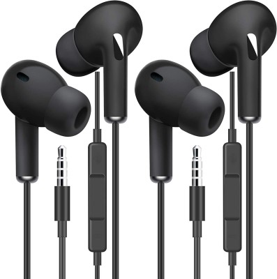 SPN Beatup5 in-Ear Headphones 3.5mm, Noise Isolating Earphones W Mic Wired Headset(Black, In the Ear)