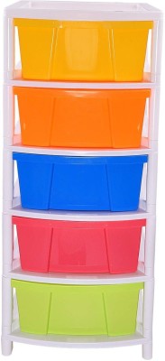 N H Enterprise Shelf Organizers(Multicolor, Plastic)