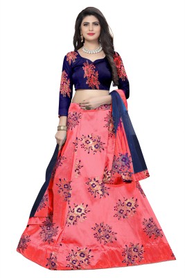 Gopinath Weaves Embellished Semi Stitched Lehenga Choli(Multicolor)