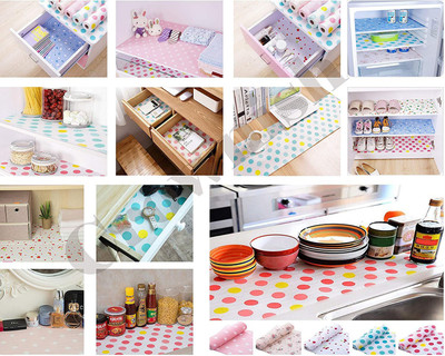 Dankhra PVC (Polyvinyl Chloride) Drawer Mat(Multicolor, Medium)
