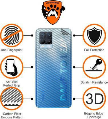 mtool Realme 8 (Back + Camera) Mobile Skin(Transparent)