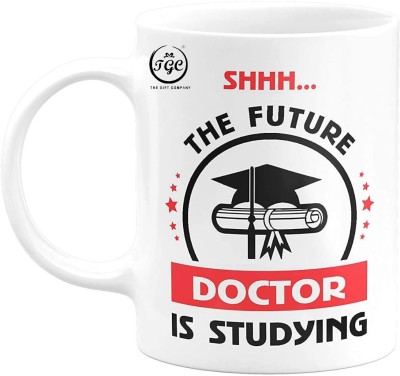 TGC THE GIFT COMPANY The future doctor is studying |Best doctor ever |thanks gift for a doctor|creative design mug| gift for mug |white mug | coffee mug | printed mug Ceramic Coffee Mug(320 ml)