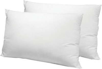 KPS Luxury white soft pillow Microfibre Solid Sleeping Pillow Pack of 2(White)