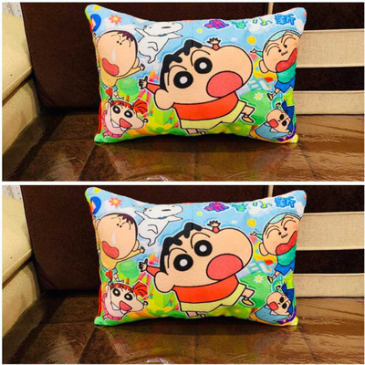 SWASTIKTEXTILES Microfibre Baby Pillow Pack of 2 Toons & Characters(Multicolor)