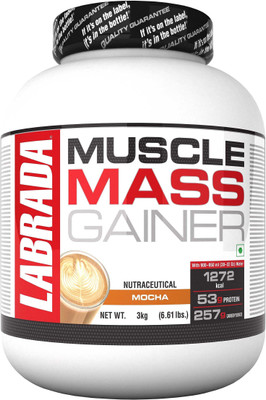 Labrada Muscle Weight Gainers/Mass Gainers(3 kg, Mocha)