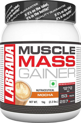 Labrada Muscle Weight Gainers/Mass Gainers(1 kg, Mocha)
