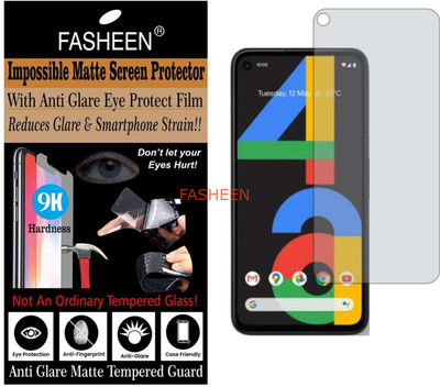 Fasheen Impossible Screen Guard for GOOGLE PIXEL 4A (Flexible Matte)(Pack of 1)