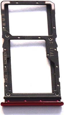 SPAREWARE Sim Card Tray(Compatible With REDMI MI NOTE 7 / NOTE 7 PRO / NOTE 7S : RED)