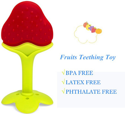 smilykid Fresh Food Nibbler Baby. Teether and Feeder(Red, Blue)