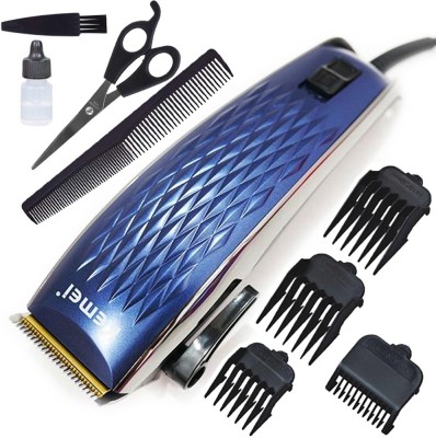 KMYE Professional Razor Heavy Duty Corded Hair Clipper For Men Waterproof Trimmer 0 min  Runtime 4 Length Settings(Multicolor)