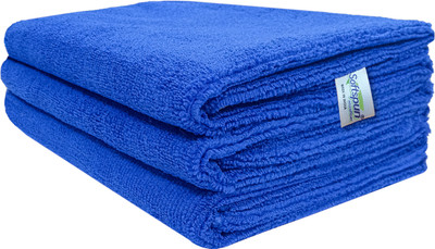 SOFTSPUN Microfiber Vehicle Washing  Cloth(Pack Of 3, 340 GSM)