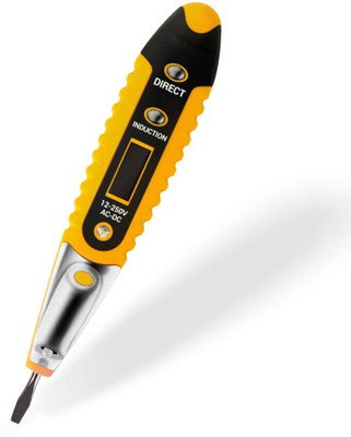 uptodateprouducts Digital Test Pencil Multifunction AC DC 12-250V Tester Electrical LCD Display Voltage Detector Test Pen for Electrician Digital Voltage Tester