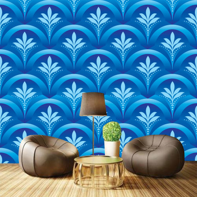 digital print world Classics Blue Wallpaper(127 cm x 40 cm)