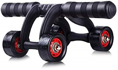 Shopeleven Anti Skid Four Wheel Total Body Ab Roller Exerciser For Abdominal Stomach Ab Exerciser(Multicolor)