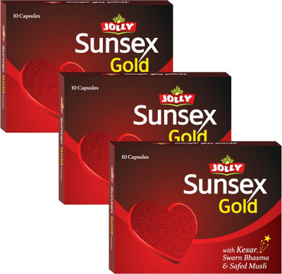 JOLLY SUNSEX CAP(Pack of 3, 30 Capsules)