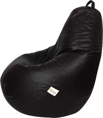 Sattva XXL Classic Teardrop Bean Bag  With Bean Filling(Brown)