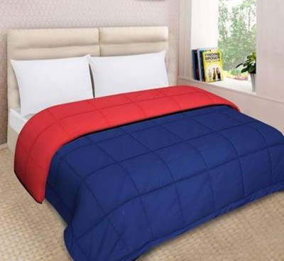 Vinayak Enterprises Checkered Double Comforter for  Mild Winter(Poly Cotton, Multicolor)