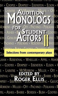 Audition Monologs for Student Actors II(English, Hardcover, unknown)