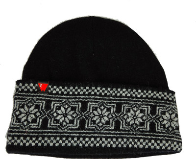 Warmzone Self Design Beanie Cap