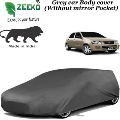 zeeko Car Cover For Maruti Suzuki Alto (Without Mirror Pockets)(Grey)