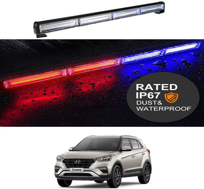 RKPSP Car Police Light Flasher For Creta New Universal For All Models Car Fancy Lights(Multicolor)