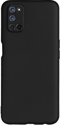 BestCover Back Cover for Oppo A72,Candy(Black, Transparent, Silicon)