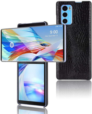 ROSALINE Back Cover for LG Wing(Black, Shock Proof)