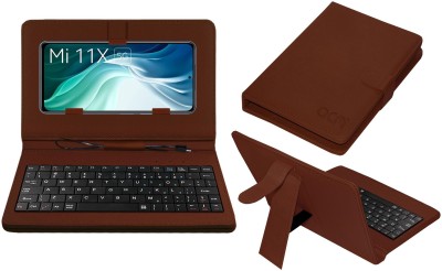 ACM Keyboard Case for Mi 11x(Brown, Cases with Holder, Pack of: 1)