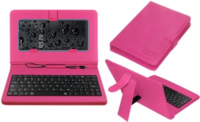 ACM Keyboard Case for Ismart Thunder Pro(Pink, Cases with Holder, Pack of: 1)