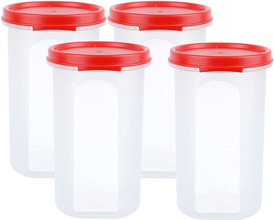 Cutting EDGE Plastic Utility Container  - 585 ml(Pack of 4, Red)