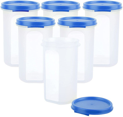 Flipkart SmartBuy Plastic Utility Container  - 585 ml(Pack of 6, Blue)