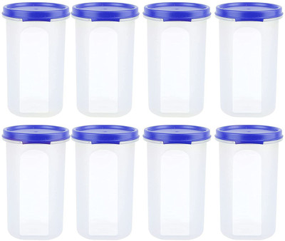 Cutting EDGE Plastic Utility Container  - 585 ml(Pack of 8, Blue)