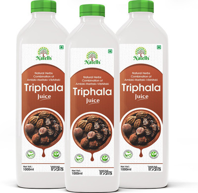 Natells Healthcare Triphala Juice(3 x 1000 ml)