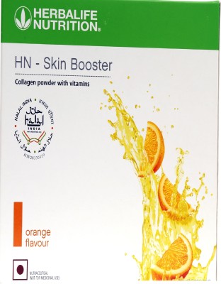 HERBALIFE Skin Booster Collagen Drink Mix-Orange Flavour For Better Skin Health-300 g Plant-Based Protein(300 g, Orange)