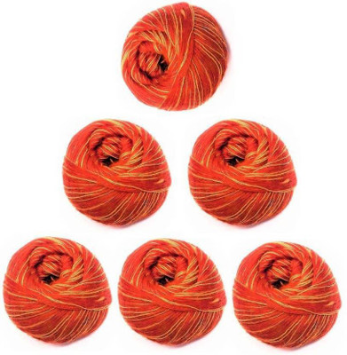 Om Phool Batti Red Thread(20 m Pack of6)