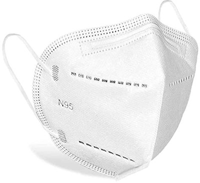 hinik N95 Reusable Washable Mask Anti Air Pollution,Face Mask, Reusable, Washable Ce & Iso Certified To Protect Mouth Droplets, Dust And Pollution, Mask. Unisex,Without Valve_(Pack of 10) Water Resistant, Reusable, Washable(White, L, Pack of 10)